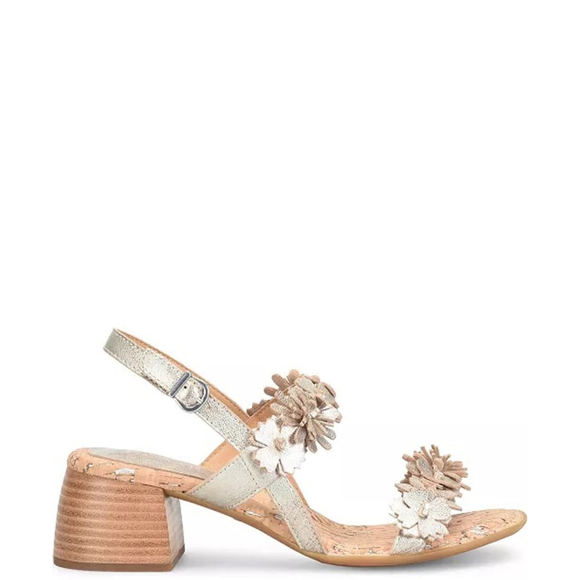 Women's Springs Square Toe Sandals Light Gold Panna Cotta size 8 - Picture 10 of 10